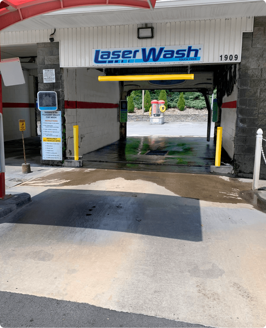 LaserWash car wash station